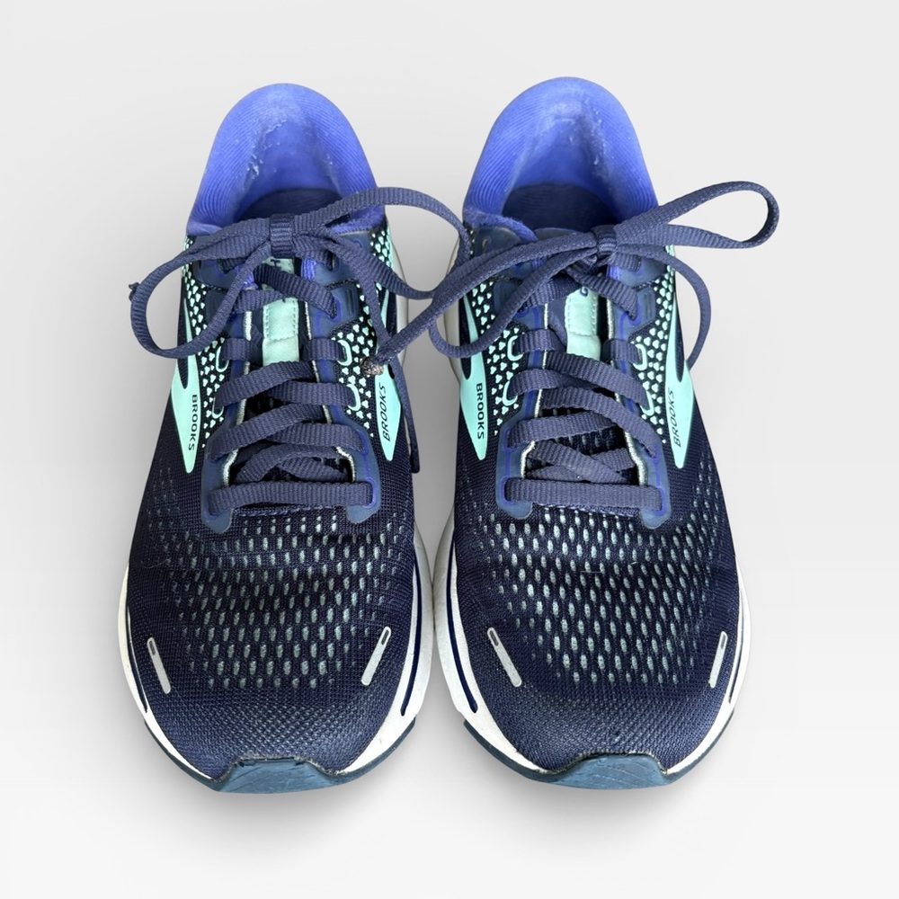 Brooks Ghost Running Shoes | Women’s Size 7.5 | Navy & Turquoise